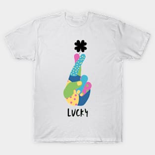 lucky shamrock heart st patrick's day parade clover holiday T-Shirt